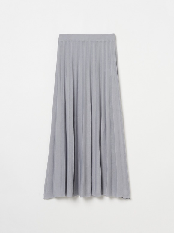 Sheer pleats skirt