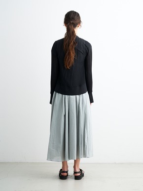 Sheer pleats cardigan 詳細画像