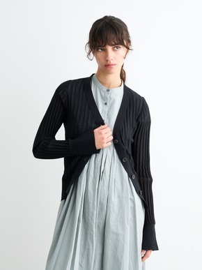 Sheer pleats cardigan 詳細画像