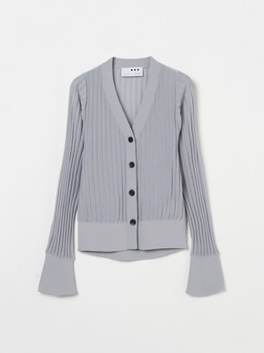 Sheer pleats cardigan 詳細画像