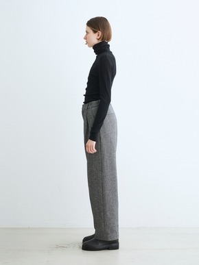 Cotton tweed semi wide pants 詳細画像