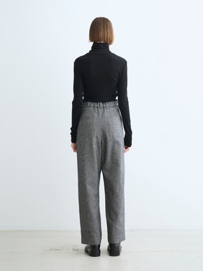 Cotton tweed semi wide pants 詳細画像