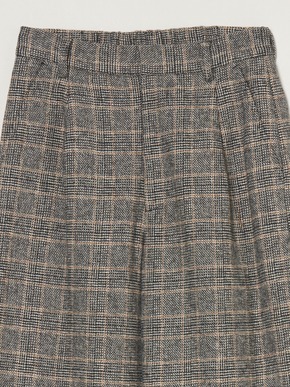 Cotton tweed semi wide pants 詳細画像