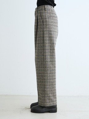 Cotton tweed semi wide pants 詳細画像