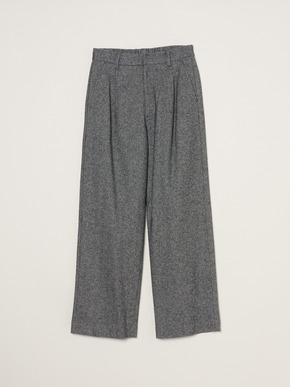 Cotton tweed semi wide pants 詳細画像