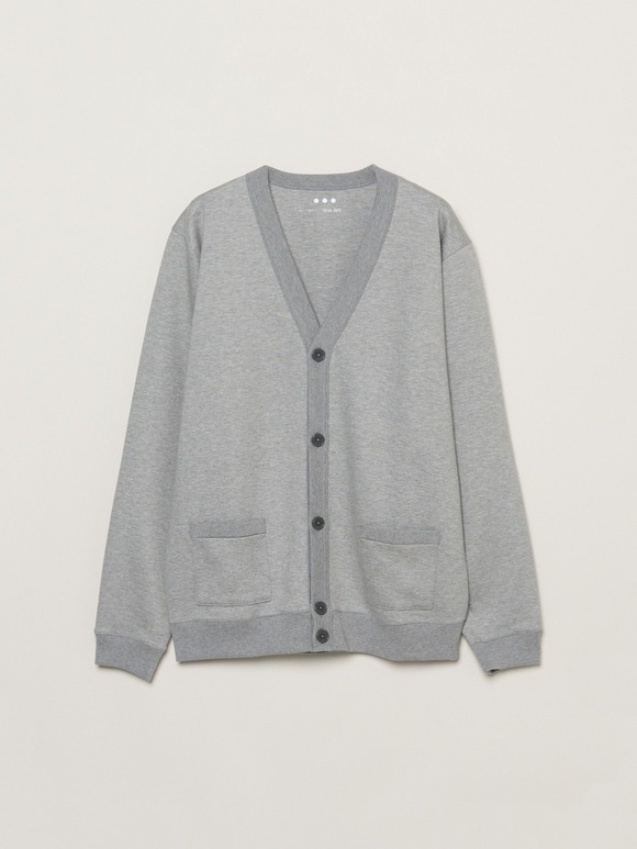 Men's cardboard sweat cardigam