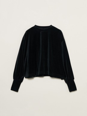 Cotton velour volume sleeve tee 詳細画像