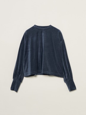 Cotton velour volume sleeve tee 詳細画像