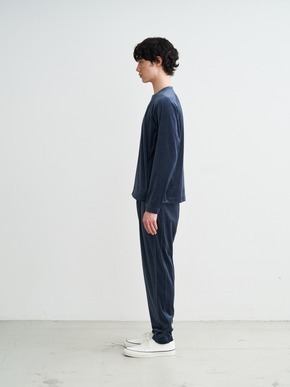 Men's cotton velour l/s t-shirt 詳細画像