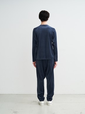 Men's cotton velour l/s t-shirt 詳細画像