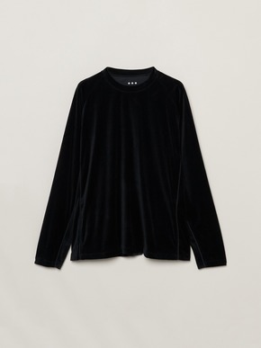 Men's cotton velour l/s t-shirt 詳細画像