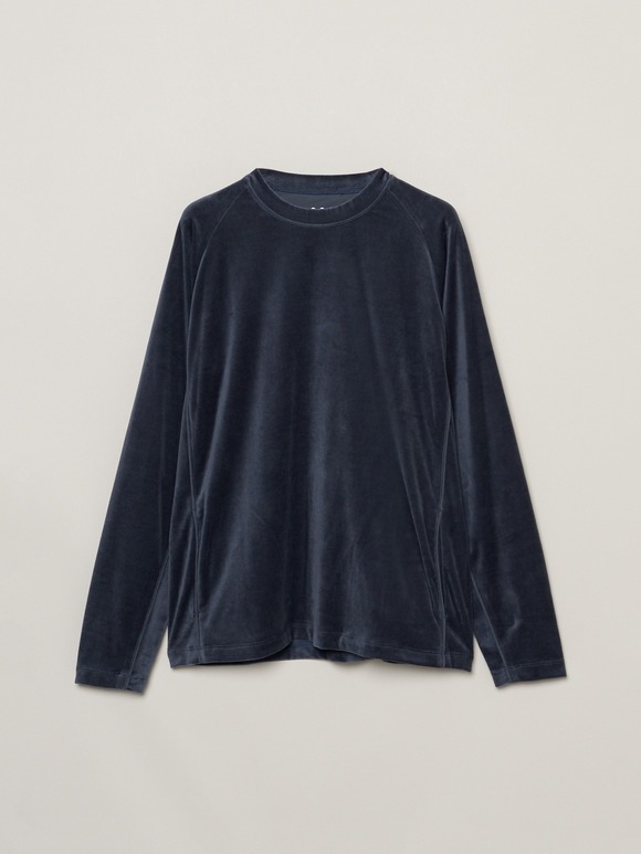 Men's cotton velour l/s t-shirt