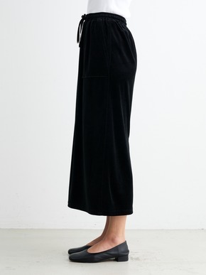 Cotton velour pencil skirt 詳細画像