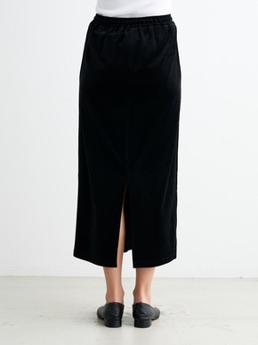 Cotton velour pencil skirt 詳細画像