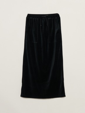 Cotton velour pencil skirt 詳細画像