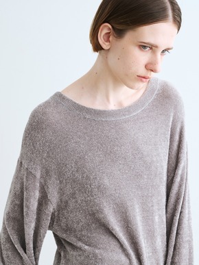 Velour sweater pullover 詳細画像