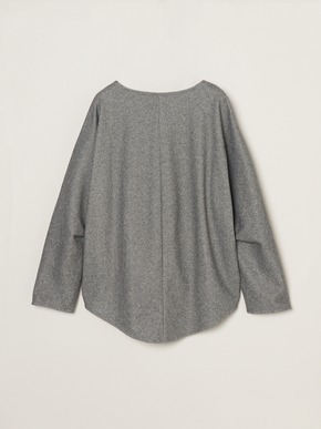 Wooly jersey cocoon pullover 詳細画像