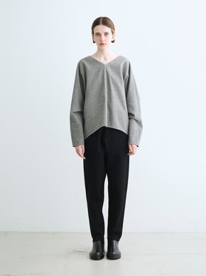 Wooly jersey cocoon pullover 詳細画像