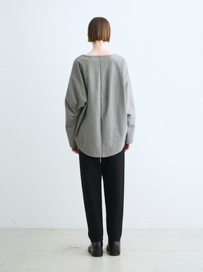 Wooly jersey cocoon pullover 詳細画像