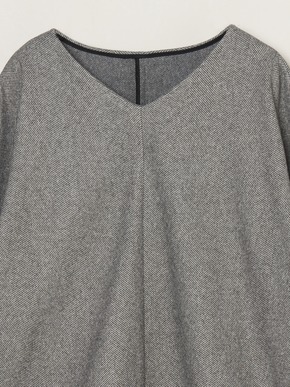 Wooly jersey cocoon pullover 詳細画像