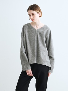 Wooly jersey cocoon pullover 詳細画像