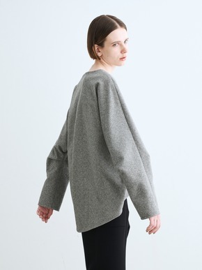 Wooly jersey cocoon pullover 詳細画像