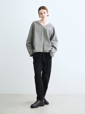 Wooly jersey cocoon pullover 詳細画像