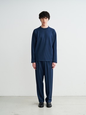 Men's wool pique jersey l/s T-shirt 詳細画像