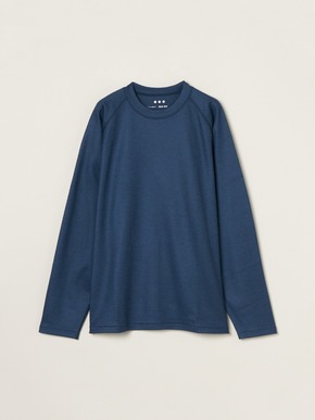 Men's wool pique jersey l/s T-shirt 詳細画像