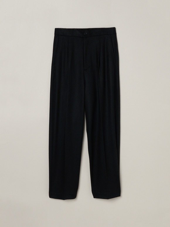 Men's wool pique jersey trousers