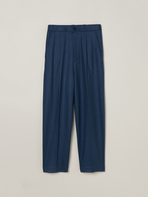 Men's wool pique jersey trousers