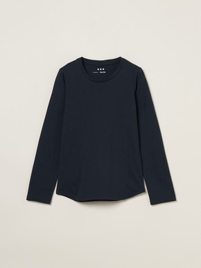 Powdery cotton l/s crew neck 詳細画像