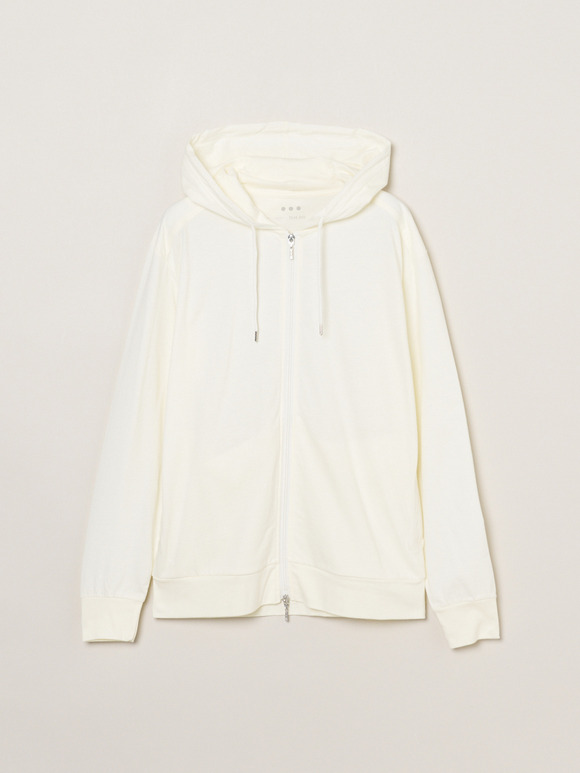 Men's sanded jersey zip hoody