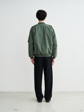 Men's cotton silk flight jacket 詳細画像