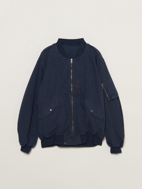 Men's cotton silk flight jacket 詳細画像