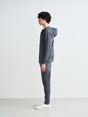 Men's stretch ponte zip hoody 詳細画像