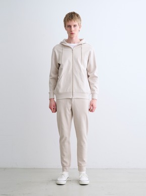 Men's stretch ponte zip hoody 詳細画像