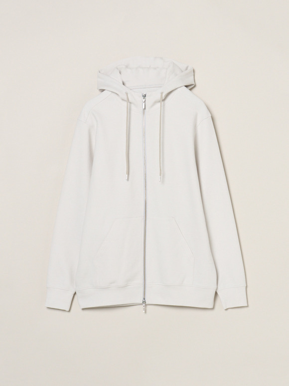 Men's stretch ponte zip hoody