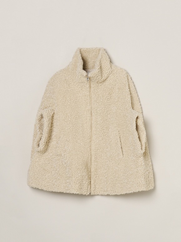 【Everly】Poodle boa cape