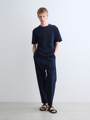 Men's creamy double knit trousers 詳細画像