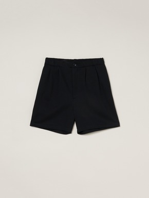 Men's creamy double knit shorts 詳細画像