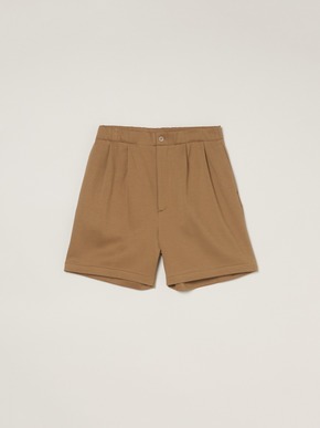 Men's creamy double knit shorts 詳細画像