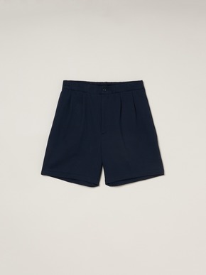 Men's creamy double knit shorts 詳細画像