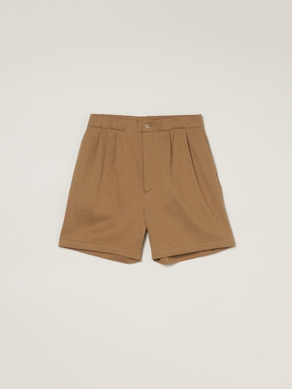 Men's creamy double knit shorts