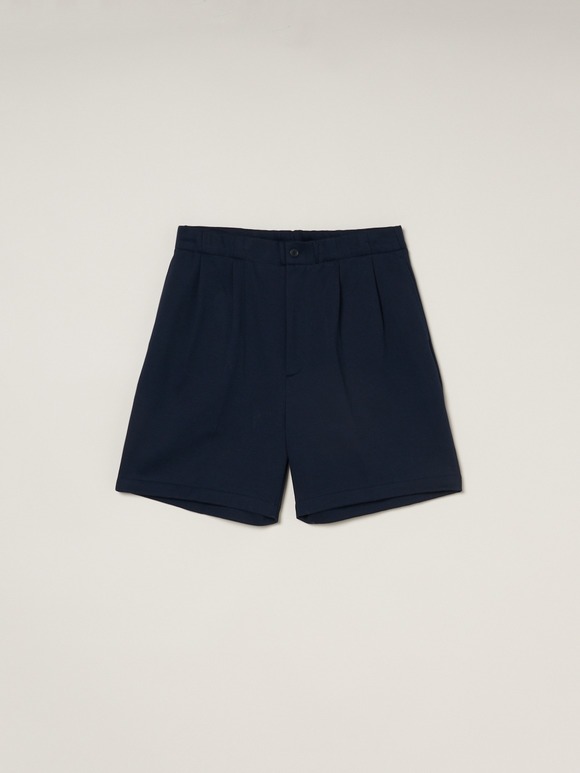 Men's creamy double knit shorts