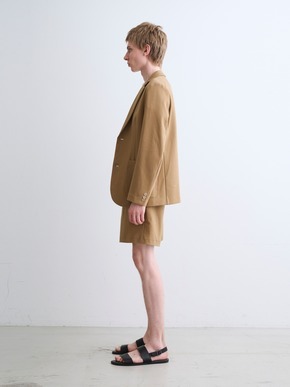 Men's creamy double knit jacket 詳細画像