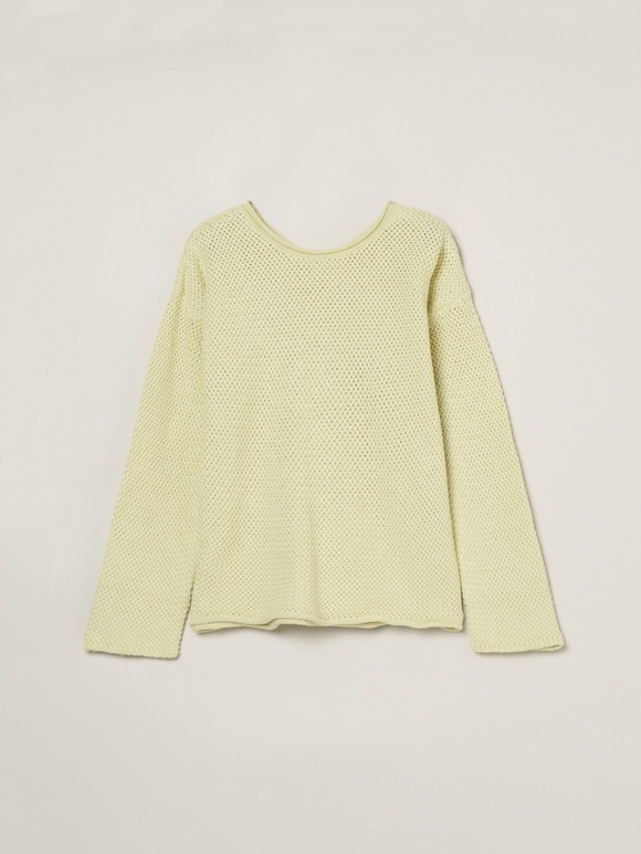 Spinning cotton pullover