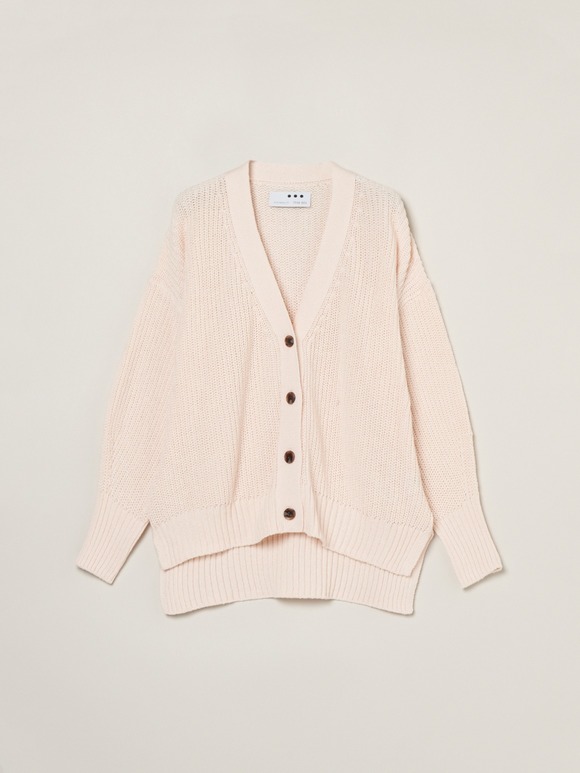 Spinning cotton cardigan