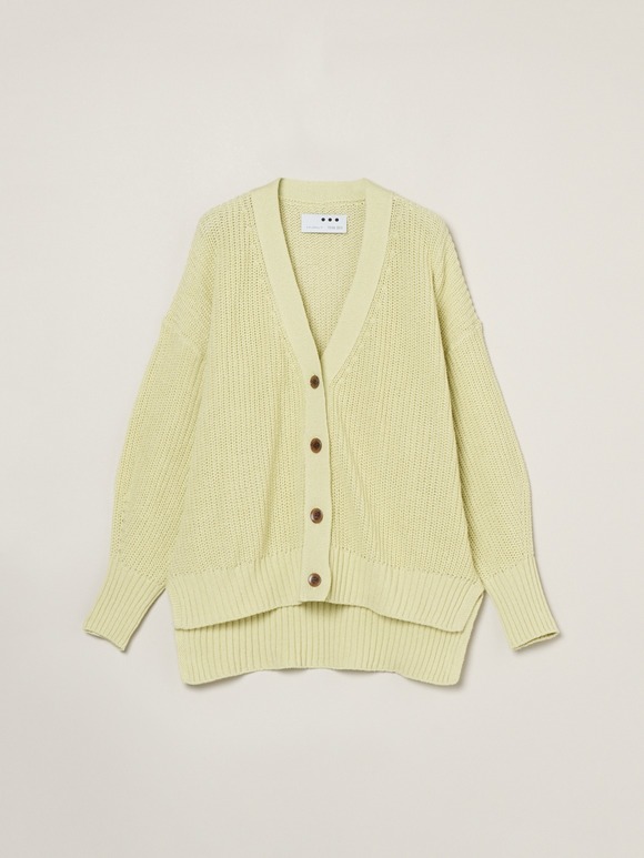 Spinning cotton cardigan