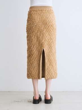 Fringe sweater skirt 詳細画像